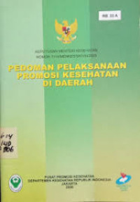 Image of Pedoman pelaksanaan promosi kesehatan di daerah