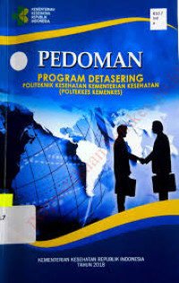 Image of Pedoman program detasering politeknik kesehatan kementerian kesehatan